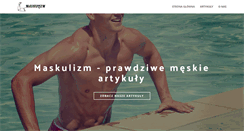 Desktop Screenshot of maskulizm.pl
